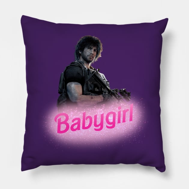 Carlos Oliveira Babygirl Pillow by whizz0