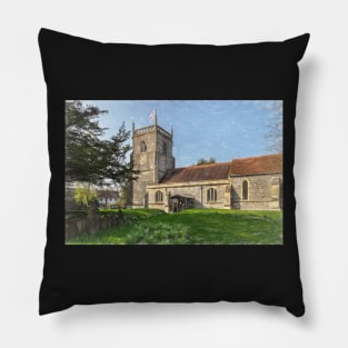 Blewbury Church in Oxfordshire Pillow