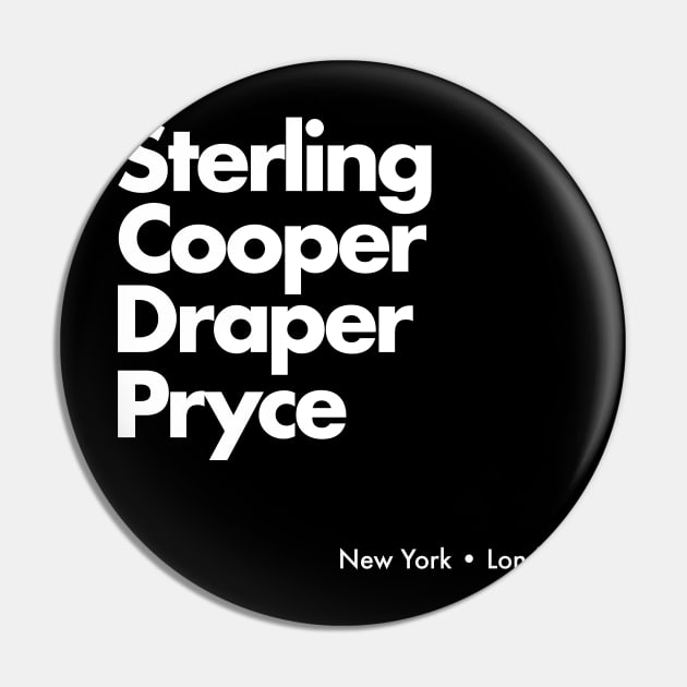 Sterling Cooper Draper Pryce Pin by PopCultureShirts