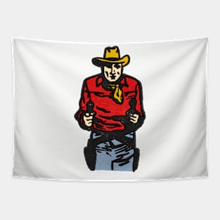 Reach For The Sky  - Vintage Cowboy Design Tapestry