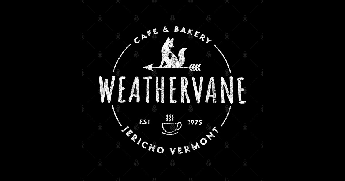 Weathervane Cafe & Bakery Wednesday Addams Sticker TeePublic