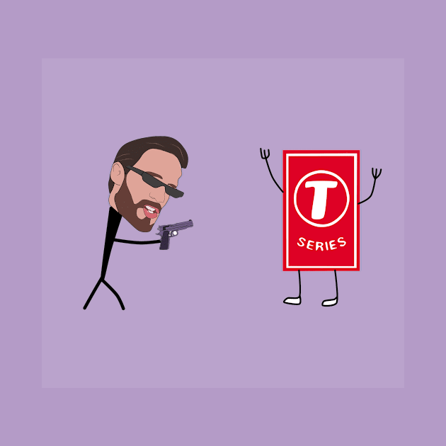 Pewdiepie VS T Series by Lp_DO