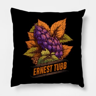 Vintage Ernest Tubb - Save the Plant Pillow