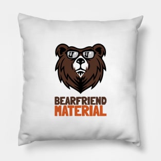 Bearfriend Material - Specially designed for gay bears Pillow