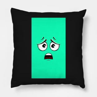 Cute shocked face Pillow