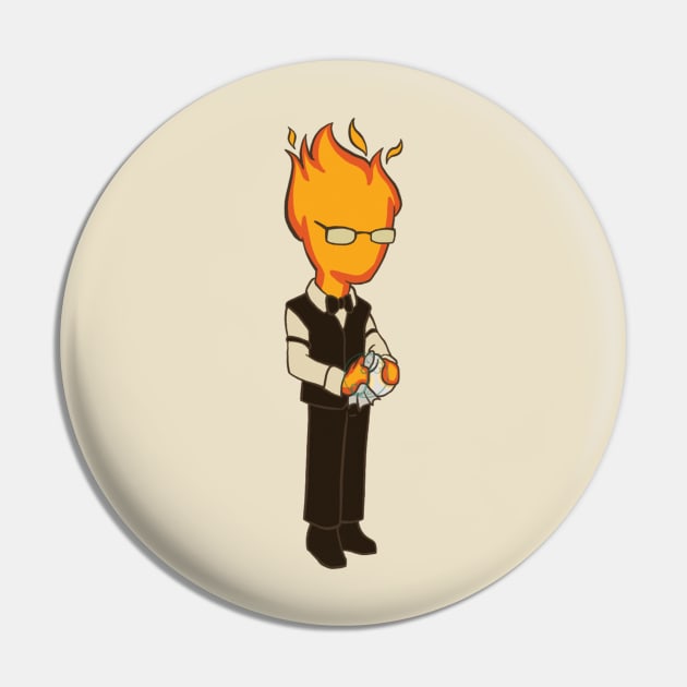 Grillby Pin by JuditangeloZK