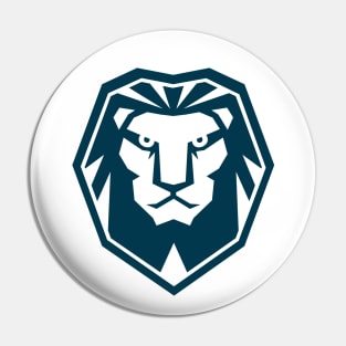 Lion Head Illustration Pin