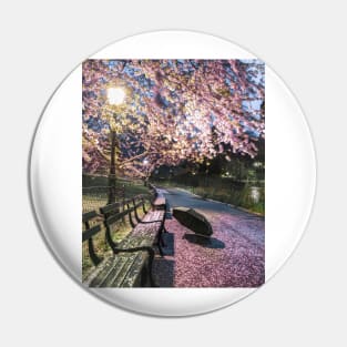 Central Park Rainy Spring Pin