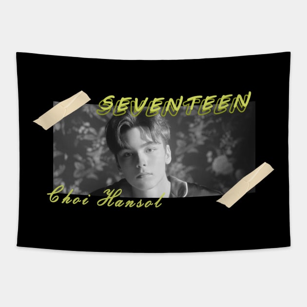 Kpop Design Vernon Seventeen Tapestry by Design Kpop Aesthetic Store