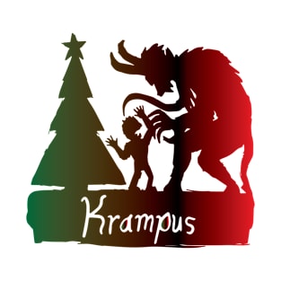 Krampus Green and Red T-Shirt