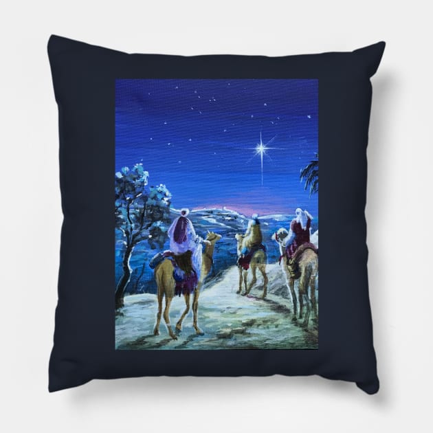 The Three Wise Men Pillow by artdesrapides