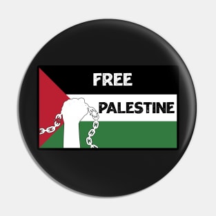 Free For Palestine Pin