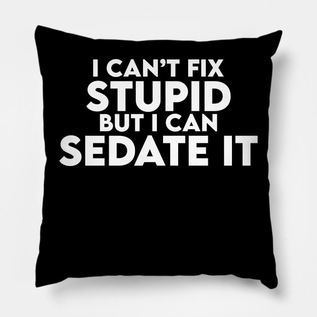 medical assistant quotes art Pillow by Vortex.Merch