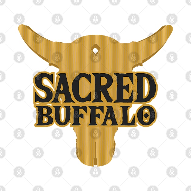 Sacred Buffalo Collection - Buffalo Skull n°4 by Biagiode-kd