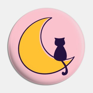 Lunar Cat Pin