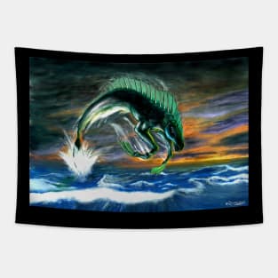 Mythological Hippocampus Tapestry