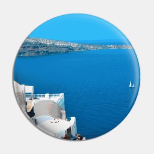 Santorini Pin