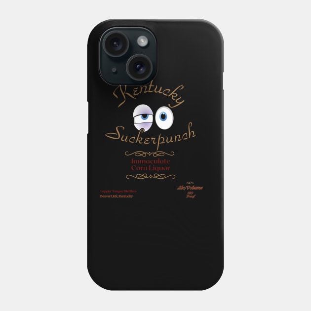 Kentucky Suckerpunch Liquor Phone Case by SeaWeed Borne