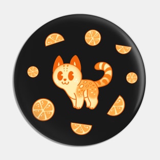 Orange Ocelot Pin