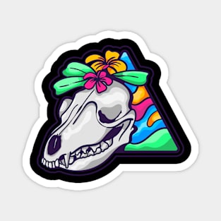 Skull Rainbow Magnet