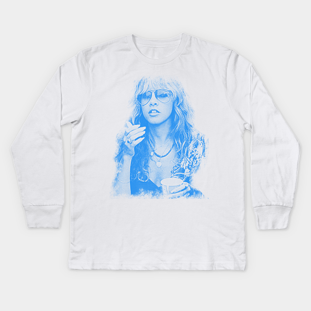 Stevie Nicks Retro - Young Mystic FanArt - Stevie Nicks - Kids Long Sleeve T-Shirt