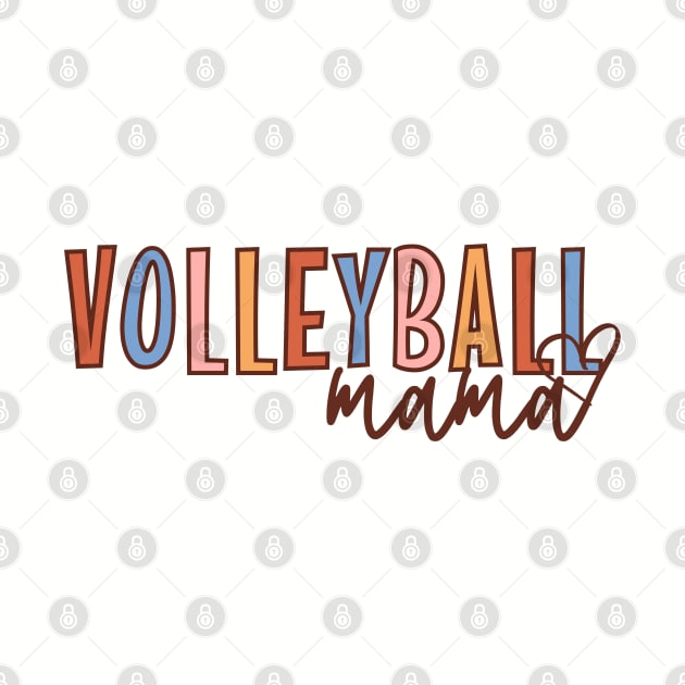 Volleyball Mama, Volleyball Mom, Match Game Day by WaBastian