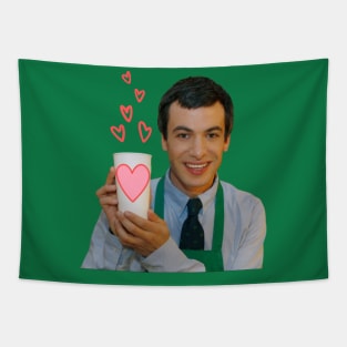 Nathan Fielder Cup of Love Tapestry