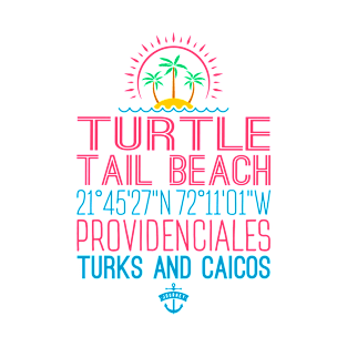 Turtle Tail Beach, Providenciales, Turks and Caicos Islands T-Shirt