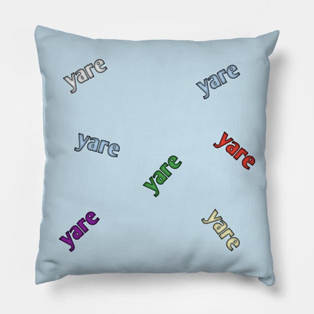 Yare yare Pillow by Menu.D