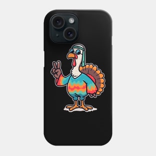 Peace Sign Turkey Hand | Thanksgiving | Thankful | Holiday | Cute | Turkey Phone Case