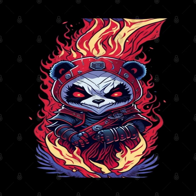 evil warrior panda by sukhendu.12