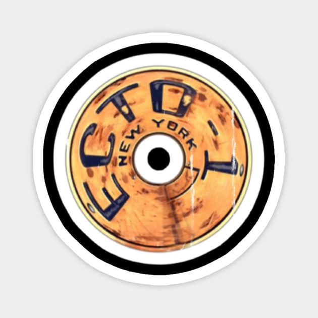 Ghostbusters ECTO 1 License Plate Round Ghostbusters Magnet TeePublic