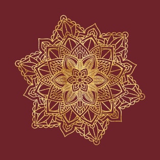 Mandala Sacred Fractal Geometry Art Yoga Mantra Good Vibes T-Shirt