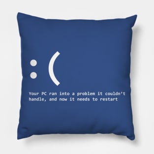 Windows Blue Screen of Death Pillow