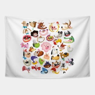 Cartoon Fun Tapestry