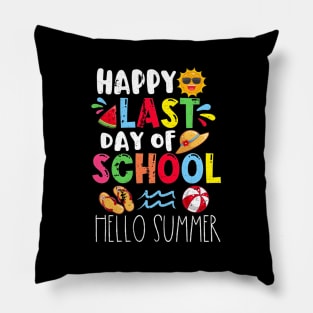 HapLast Day Of School Hello Summer Pillow