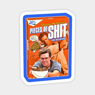 Shooter McGavin's Pieces of Shit for Breakfast Cereal Magnet