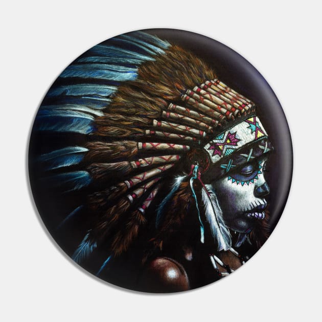 Native Indigo Pin by MoniWolf