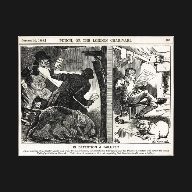 Jack the Ripper Punch Cartoon is Detection a failure? 1888 by artfromthepast