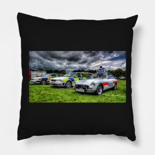 HDR Police Cars Pillow