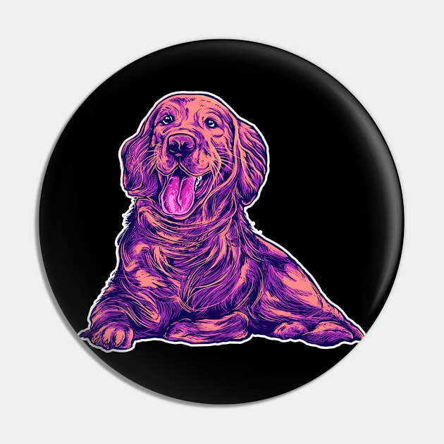 Dog lovers gift Vintage purple hues Pin by Aventi