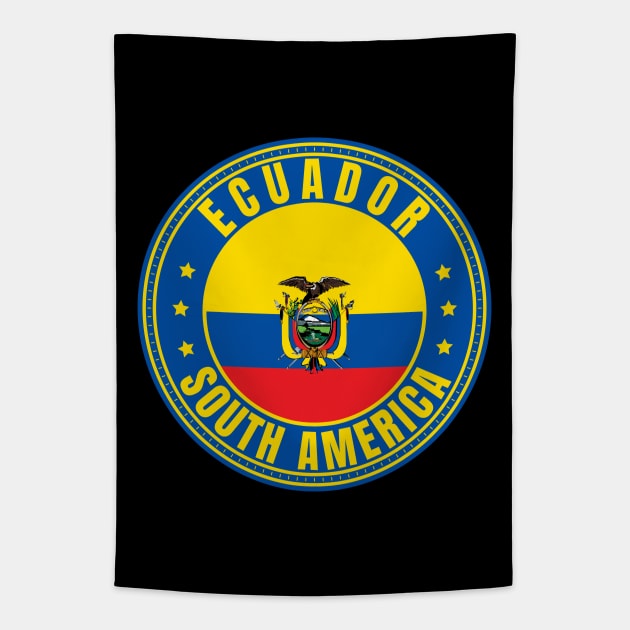 Ecuador Tapestry by footballomatic