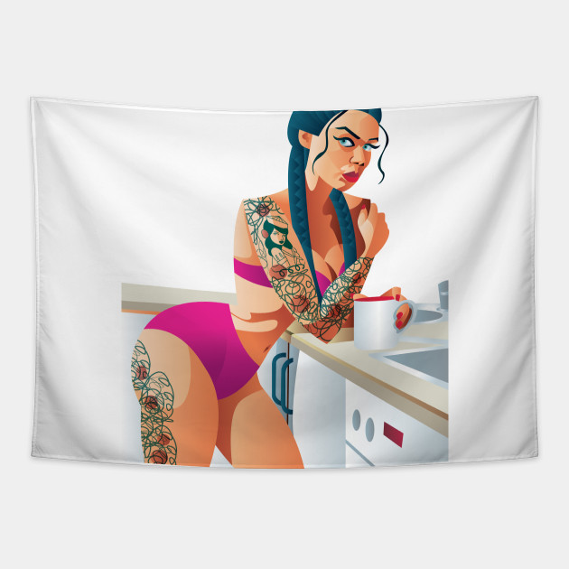 Erotic Art - Erotic Art Work - Tapestry | TeePublic