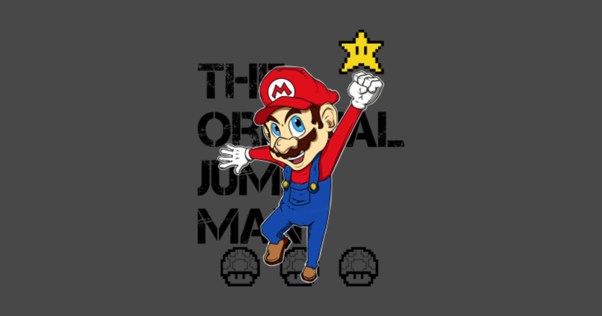 OTE Original Jumpman - Mario - Sticker | TeePublic
