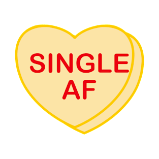 Conversation Heart: Single AF T-Shirt