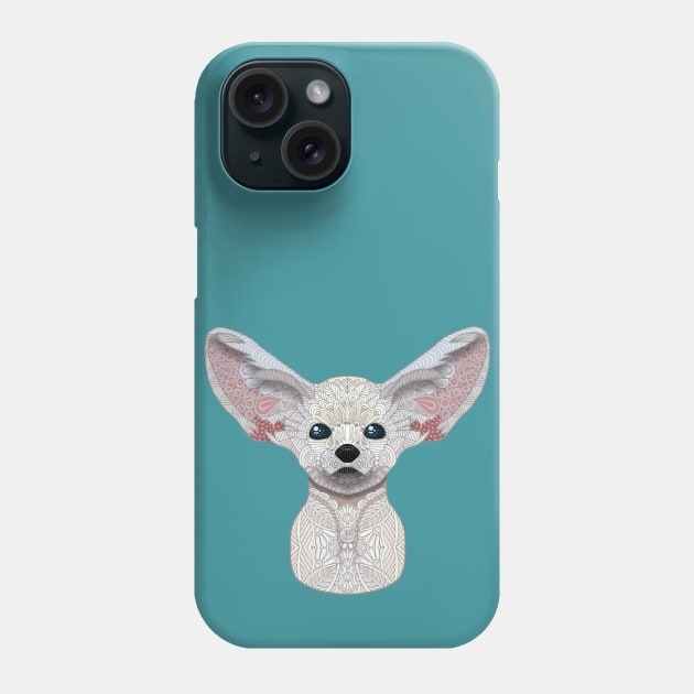 Fennec Fox Phone Case by ArtLovePassion