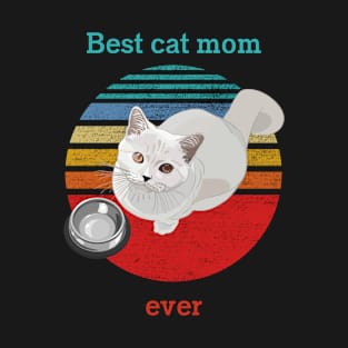 Cat t shirt - Best cat mom ever T-Shirt