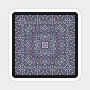 Bright square arabic ornate pattern Magnet