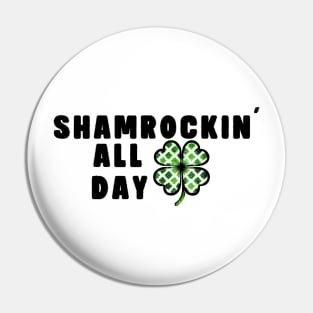 Shamrockin' All Day with a Clover Pin