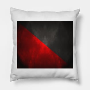 Anarcho-Syndicalism Flag - Lit and Textured Pillow